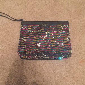Victoria’s Secret magic sequin clutch